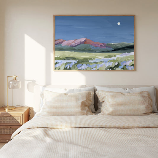 "When the Moon Shines III" Art Print