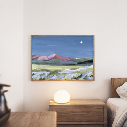 "When the Moon Shines III" Art Print
