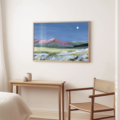 "When the Moon Shines III" Art Print
