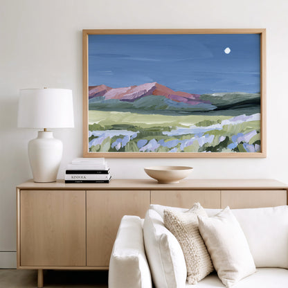 "When the Moon Shines III" Art Print