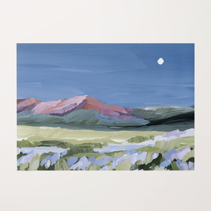"When the Moon Shines III" Art Print