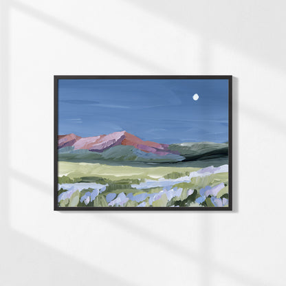 "When the Moon Shines III" Art Print