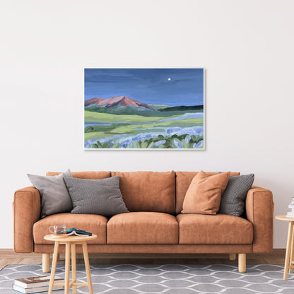 ’When the Moon Shines I’ Art Print - Abstract Colorado Wall - abstract - Artwork - Crested Butte