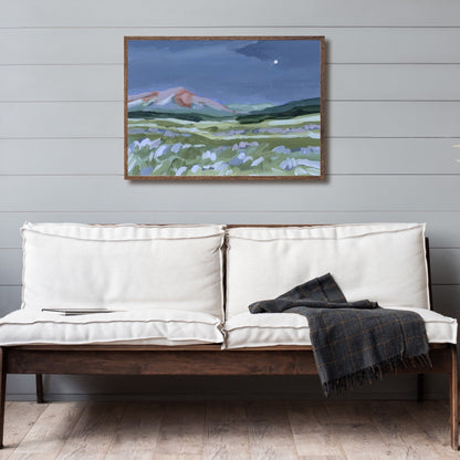 ’When the Moon Shines II’ Art Print - Colorado Abstract Landscape - abstract - Artwork - Crested Butte