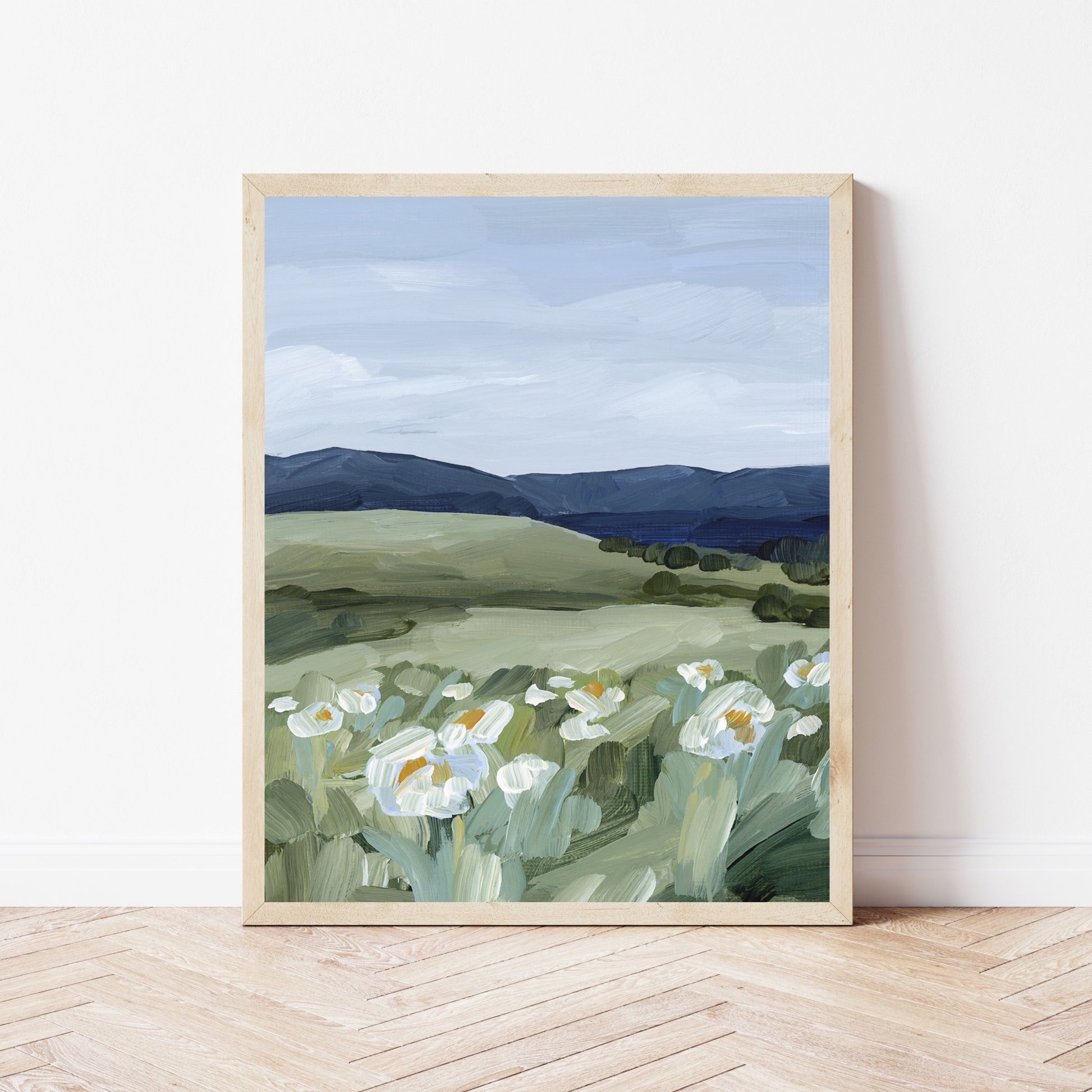 Wild Poppies Floral Colorado Mountain Art