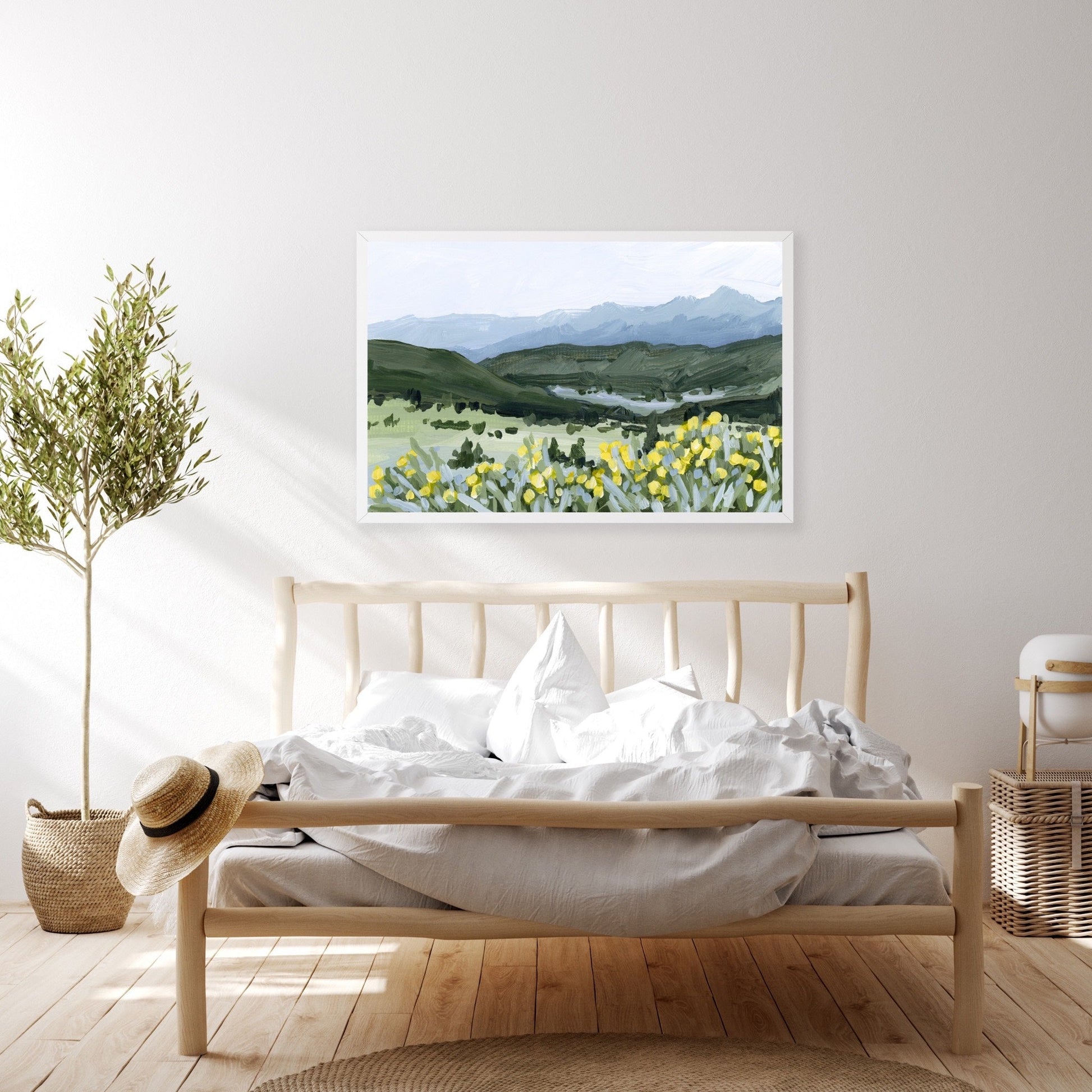 ’Wildflower Hike’ Art Print - Crested Butte Colorado - abstract - Artwork