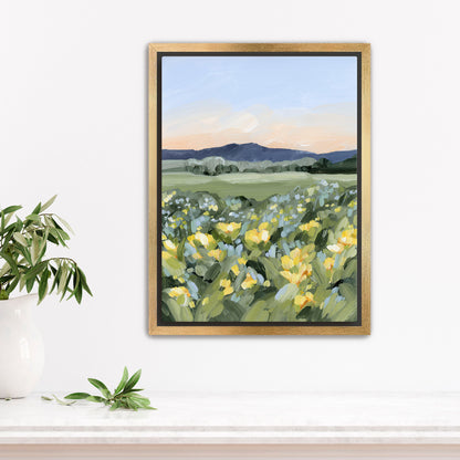 "Yellow Fields" Art Print - Katie Garrison Art LLC