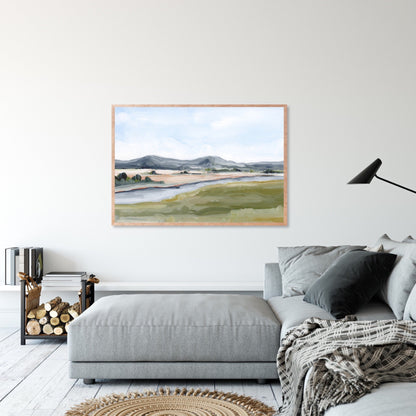 ’Yellowstone in May’ Art Print - National Park Wall - abstract - Artwork - Idaho - Landscape