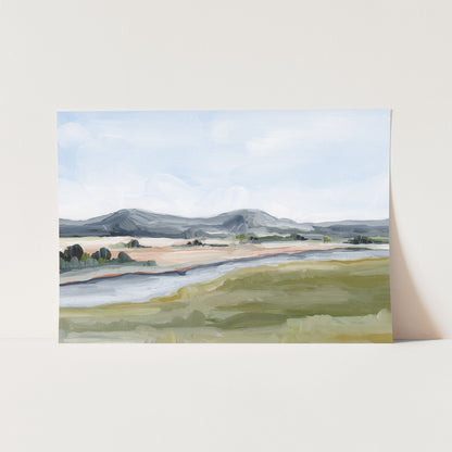 ’Yellowstone in May’ Art Print - Paper / 5x7 / No Frame - National Park Wall - abstract - Artwork - Idaho - Landscape