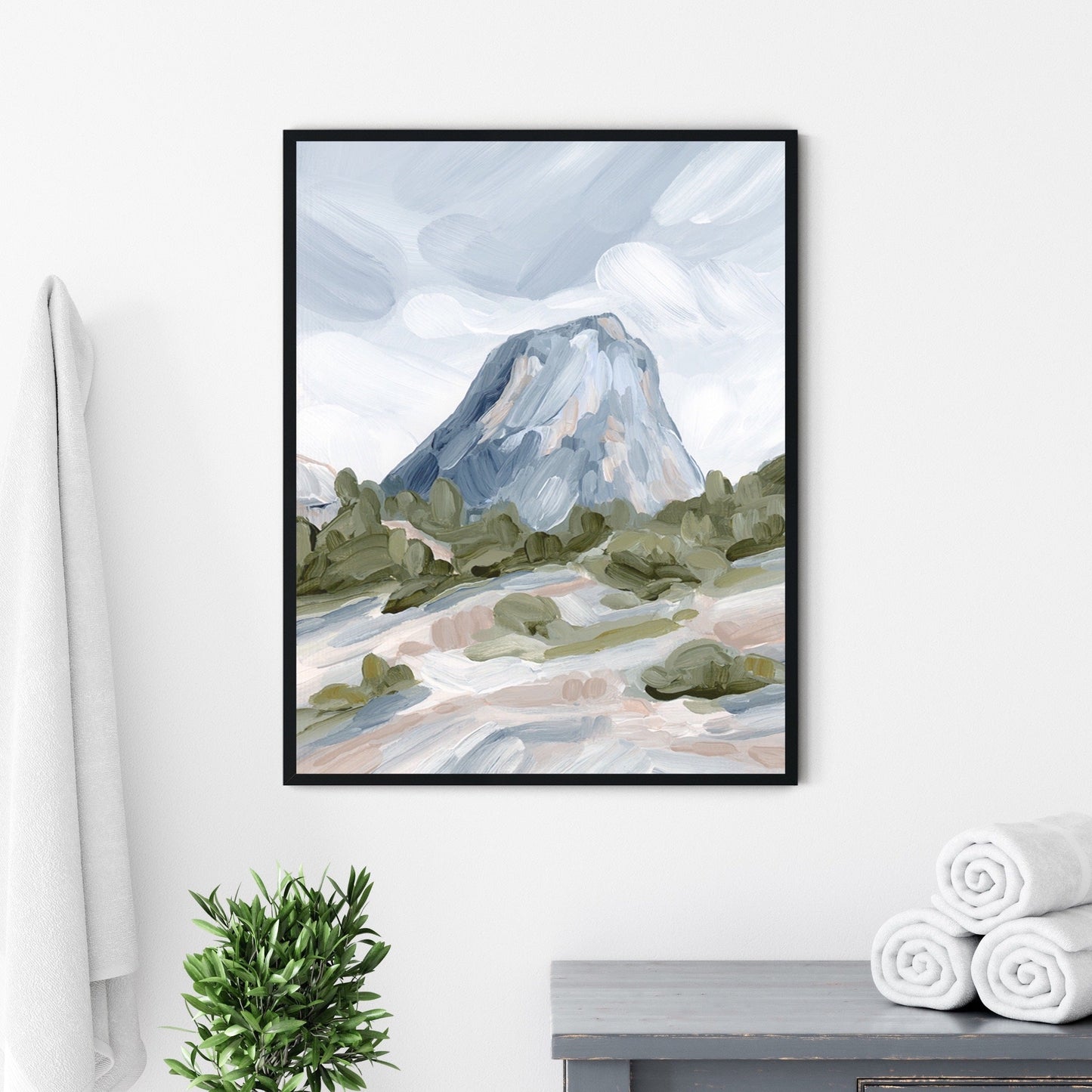 ’Yosemite’ Art Print - California National Park Wall - abstract - Artwork - Landscape