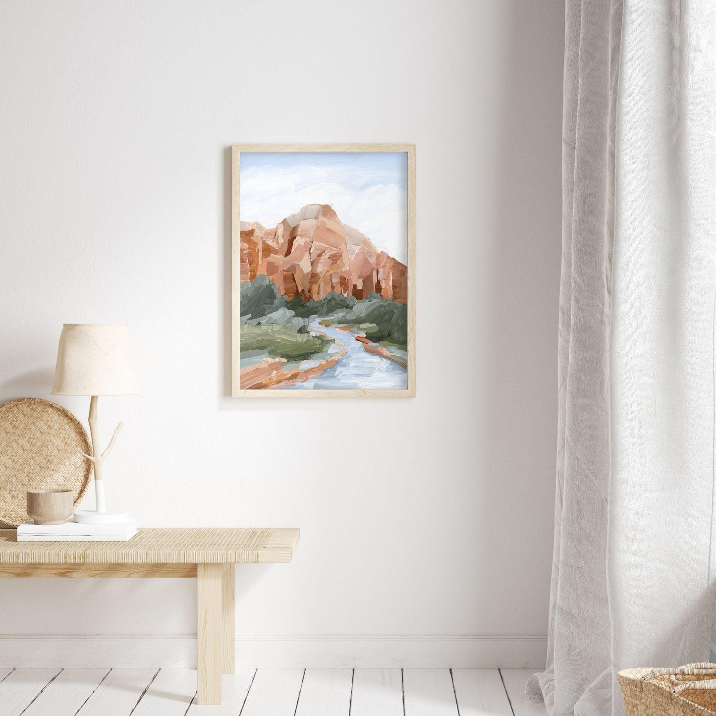 ’Zion I’ Art Print - abstract - Artwork - cliffs - Landscape