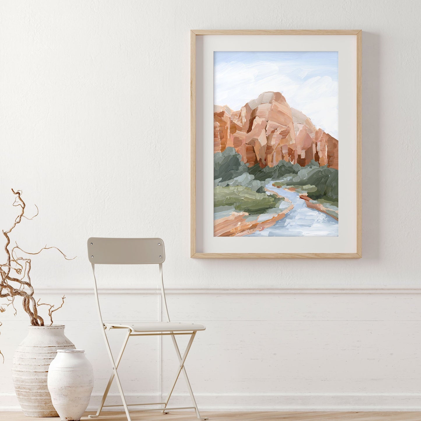 ’Zion I’ Art Print - abstract - Artwork - cliffs - Landscape